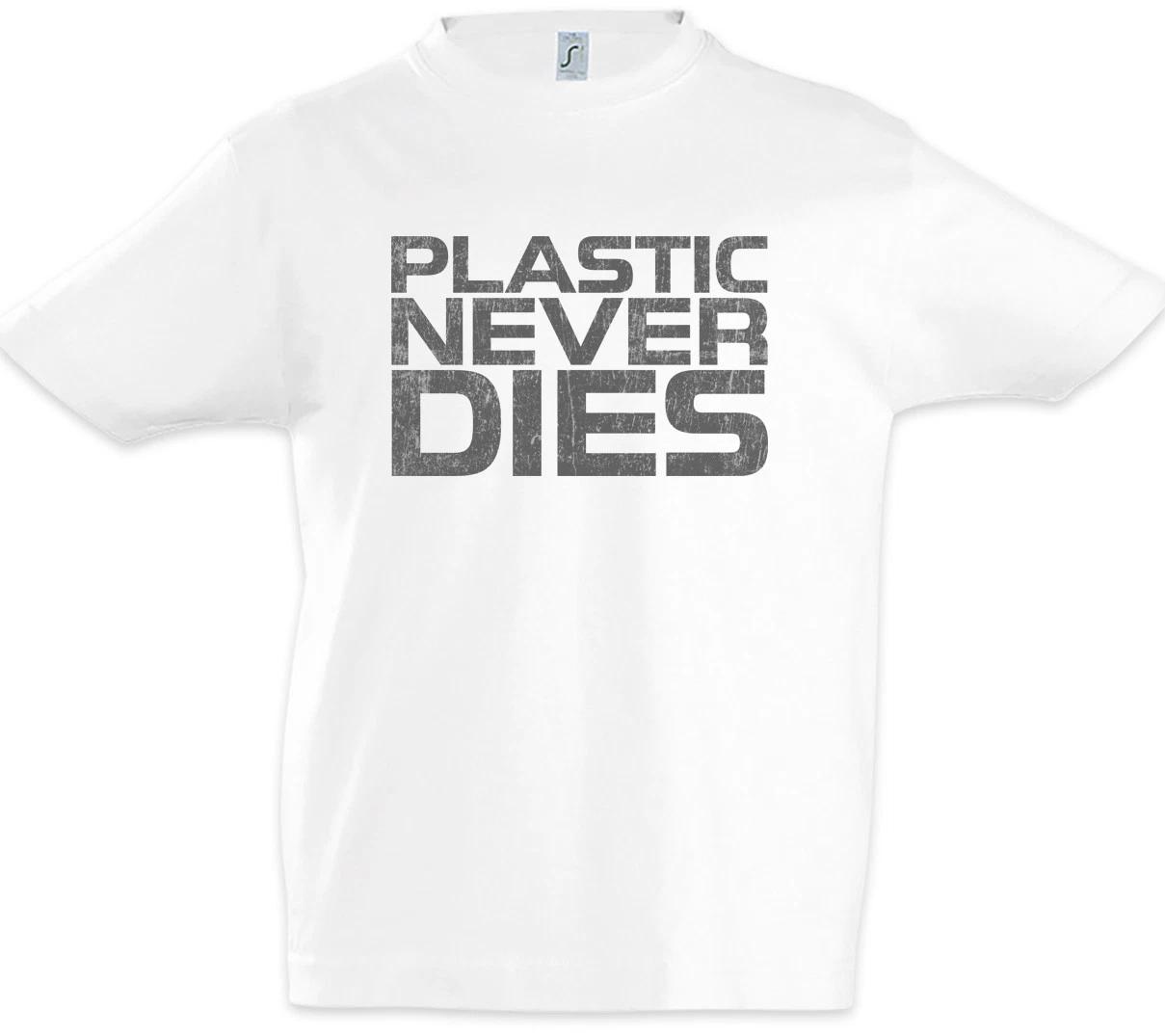 Plastic Never Dies Boys T-Shirt Welfare Fun Teacher Science Scientist Chemist 100