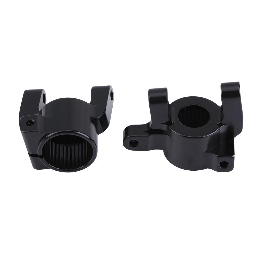 Metal Accessory Front C Hub Carrier Steering Knuckle for Axial SCX10 II RC Car (Black)
