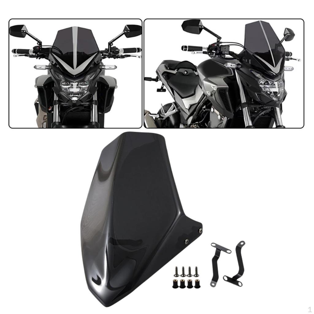 Motorcycle Windscreen Front Windshield High Reliability Sturdy Accessories Motorbike Wind Deflector