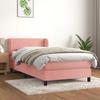 Maison Exclusive - Lattenrost und Matratze Rosa 80x200 cm Samt