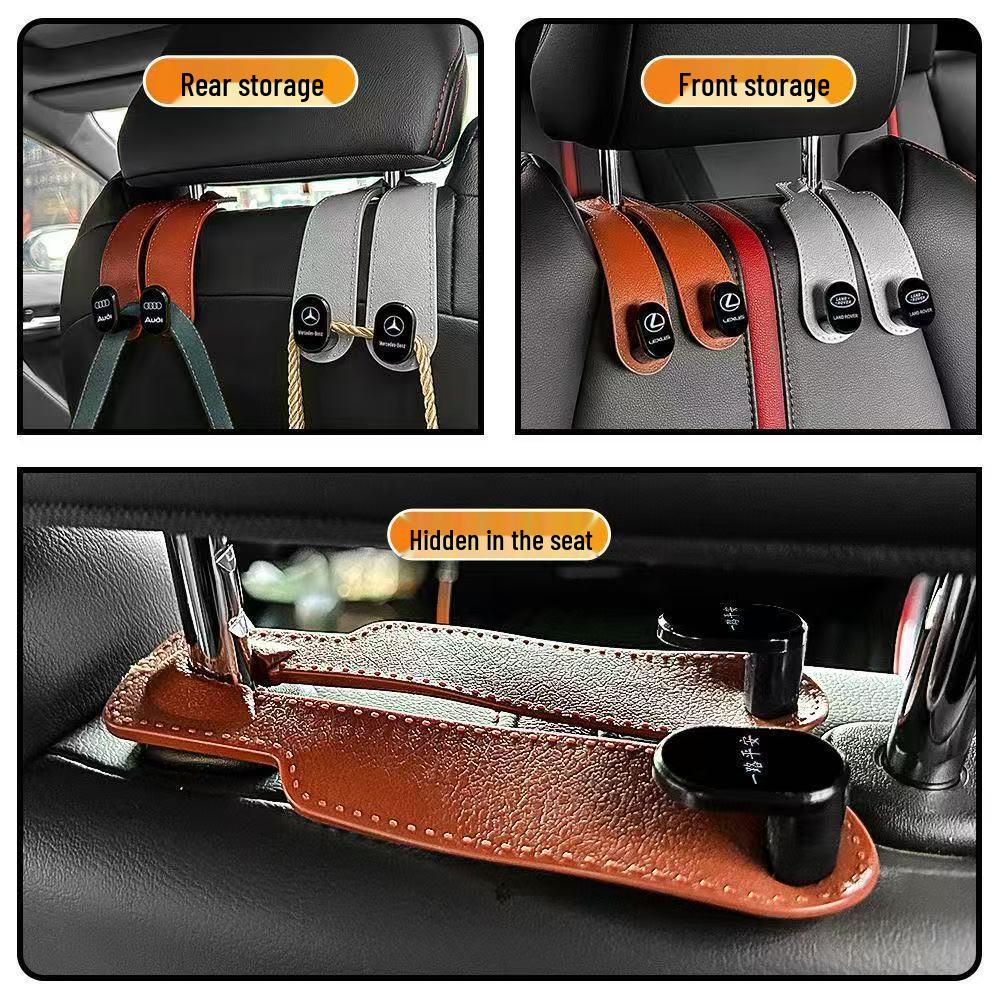 Multifunktionaler versteckter Haken für die Rückseite des Autositzes zur Aufbewahrung