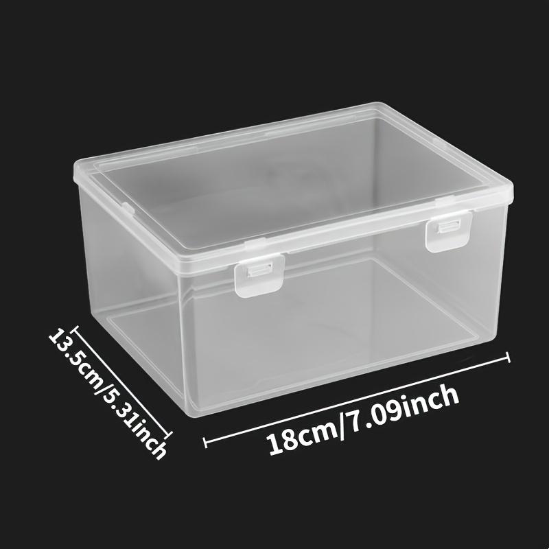Large Capacity Transparent Plastic Storage Box with Lid, File Organizer, Multi-Layer Folder, Suitable for Home, School and Office Supplies