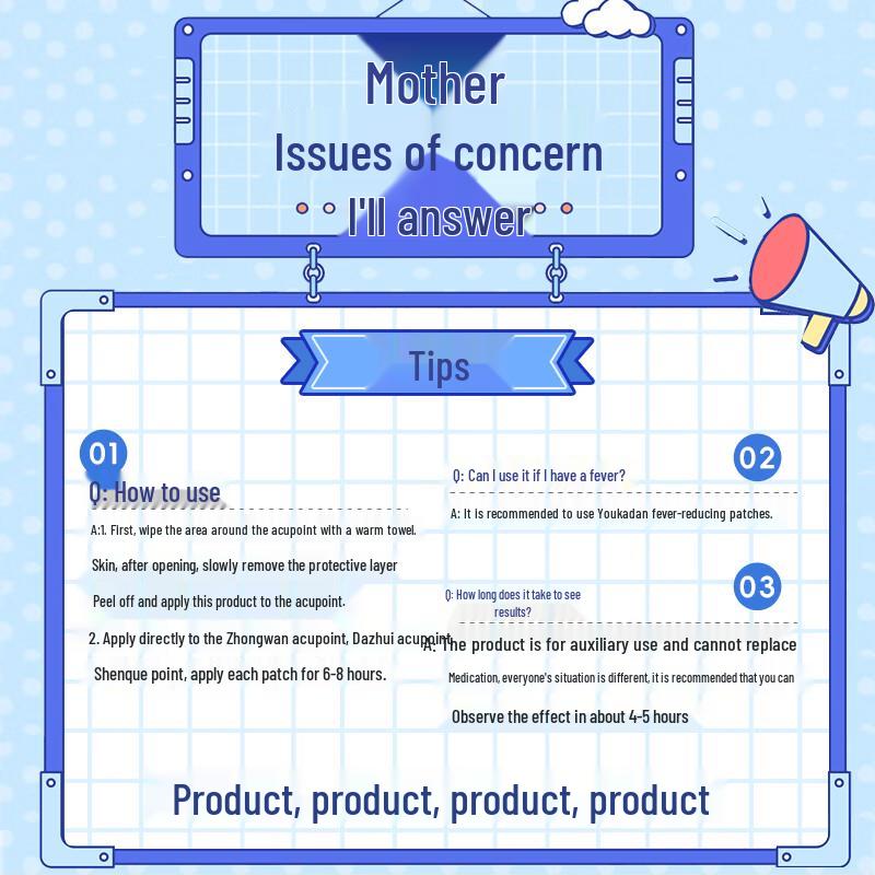 Youkadan Pediatric Wind-Cold Relief Patch