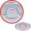 Hokuriku Aluminum Commercial Aluminum Lid, 21cm, 001850021