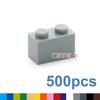High-Quality 500Pcs High-Quality 1X2 High-Quality Dots Self-assembly High-Quality Building High-Quality Blocks High-Quality Thick High-Quality