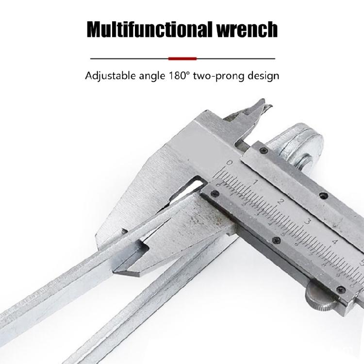 Professioneller Winkelschleifer Stift-Schlüssel Verstellbar 4mm Rundmutter Werkzeug Stahl 150mm Länge Stiftzange