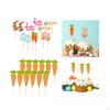 12 Pieces Easter Cupcake Toppers Cake Inserts Party Supplies Ornament Cakes Decoration
