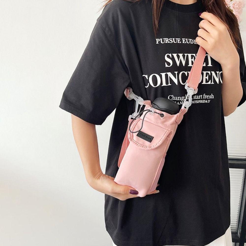 Waterproof Crossbody Water Bottle Purse Multi-functional Water Bottle Sling Bag  Picnic