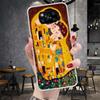 Kiss by Gustav Klimt Desig Soft Phone Case For Xiaomi Redmi 15C 15 13C 13 Poco X5 X6 X7 F7 Ultra M7 12C 12 10 10C 9C 9A 9T 9 Fun