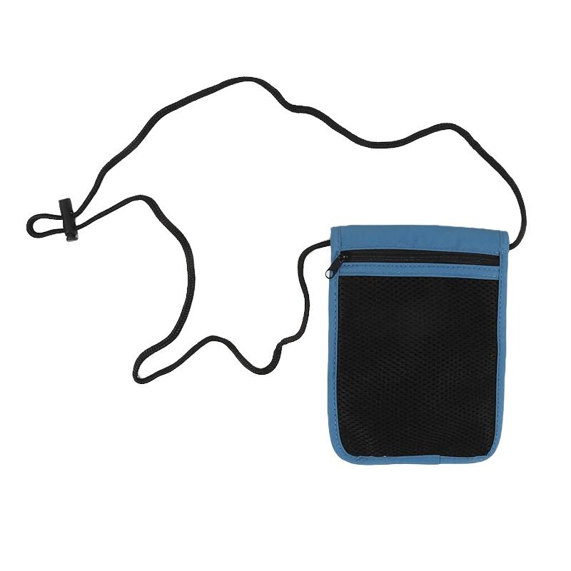 Waterproof RFID Nylon storage bag Travel document Card passport Bag Neck Wallet Money Document Card Passport Pouch