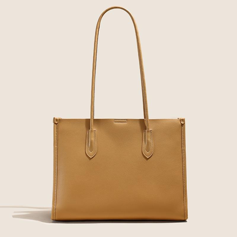 New leather women's bag shoulder bag women's large-capacity commuting cowhide women's tote bag