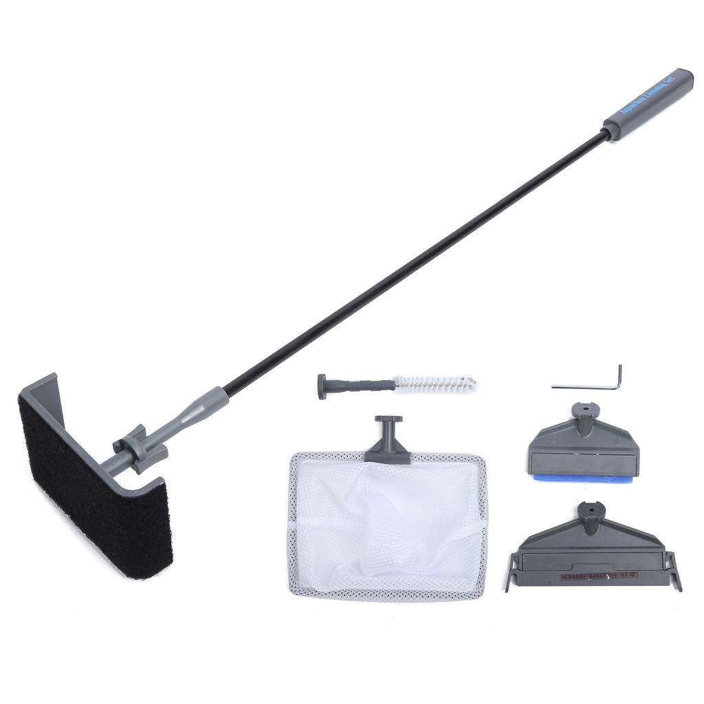 5 In 1 Multifunctional PVC and Silicone Aquarium Cleaning Tool Fish Tank Algae Scraper