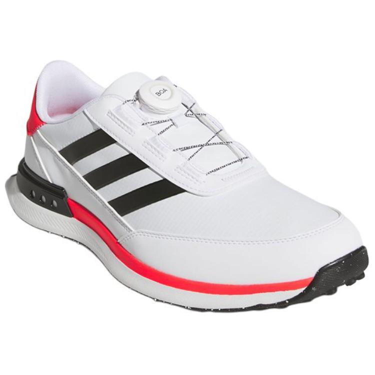 Adidas S2G SL BOA Golf Comfortable Versatile Shock Absorbing Non-Slip Waterproof Breathable Low Top Golf Shoes Men sneaker White Black Red JI4033