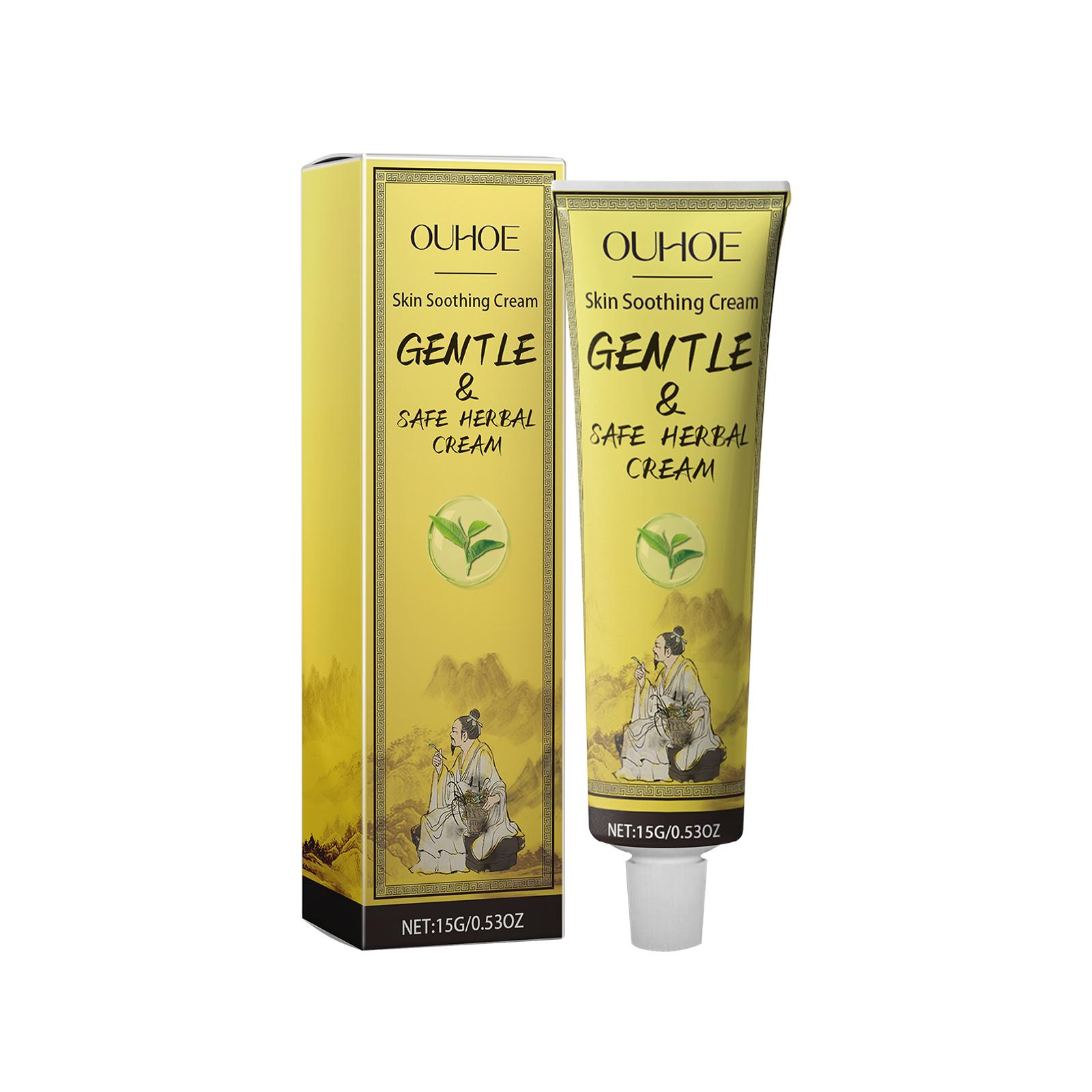 OUHOE Herbal Skin Care Cream relieves dry skin redness, moisturizes skin, Gentle Ingredient care Cream