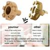 Outdoor Faucet Repair Kit with Metal Handle & Essential Replacement Parts Water Spigot Maintenance for Woodford Model 17