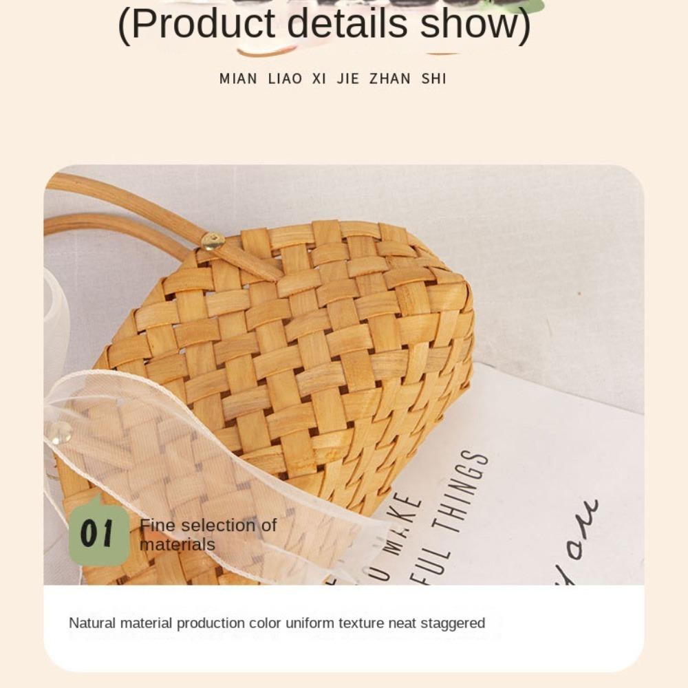 Handheld Flower Pots Handmade Sundries Organizer Fashionable Hanging Baskets  Home