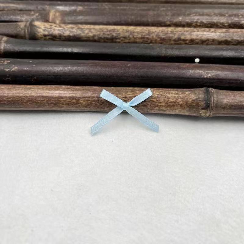 Small Bow Polyester Ribbon Knot for Underwear, Socks, Clothing, Jewelry, and Floral Accessories