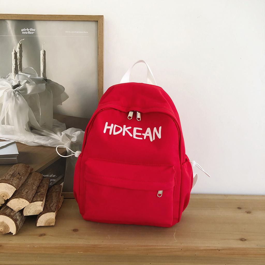 Senior High School Large Capacity Schoolbag Women's Letter Backpack