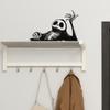 Skeleton Lazy Halloween Pattern Home Decoration Stickers For Walls Cars And