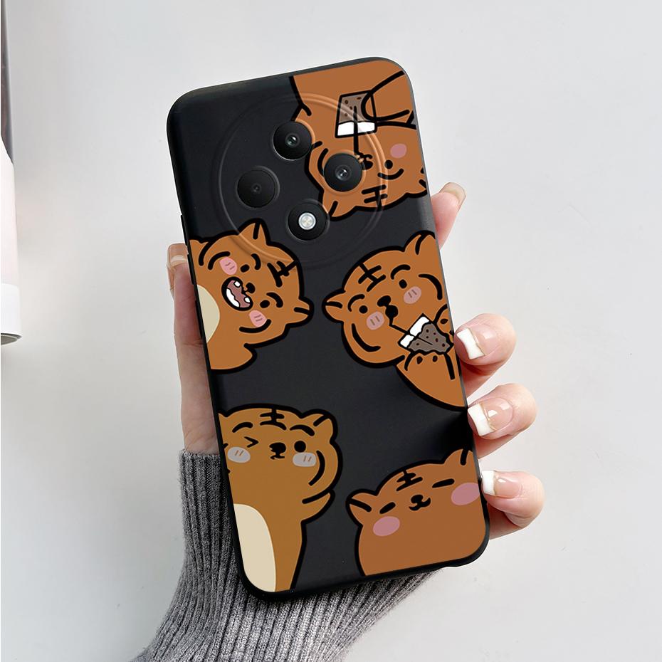 For Oppo Reno12 F CPH2637 Case Cute Rabbit Panda Shockproof Silicone TPU Back Cover for Oppo Reno 12F Reno12F 5G 2024 Soft Case
