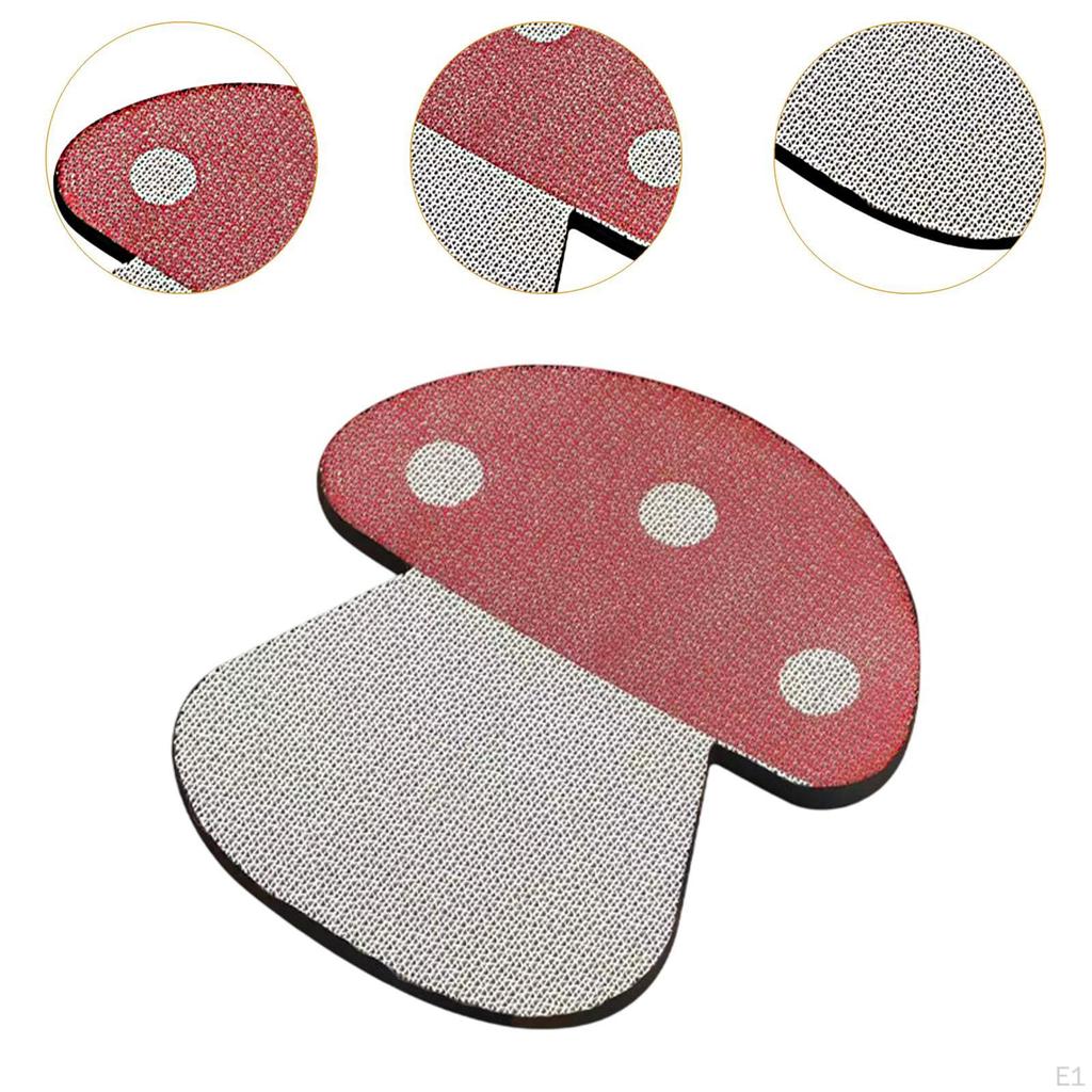 Podložka škrabadlo pro kočky,Kočičí podložka,Červená houba,Roztomilý kobereček,Interaktivní hračka,Kočičí karton