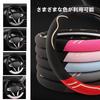 AUSTYLCO Thin Steering Wheel Stylish and Cute Car Steering Wheel Cover with Comfortable White Cover, Grip, Breathable, Non-Slip, O-Shaped Cover,