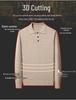 Men's 2025 Autumn Pineapple Knit Polo Sweater - Business Casual Versatile Lapel Base Layer
