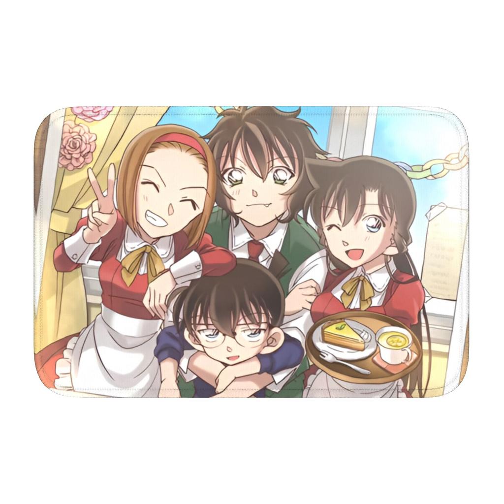 Zabawny Detektywistyczny Anime Conan Wycieraczka Antypoślizgowa Łazienka Kuchnia Mata Powitalna Salon Drzwi Podłoga Wejście Dywanik Mata na Stopy