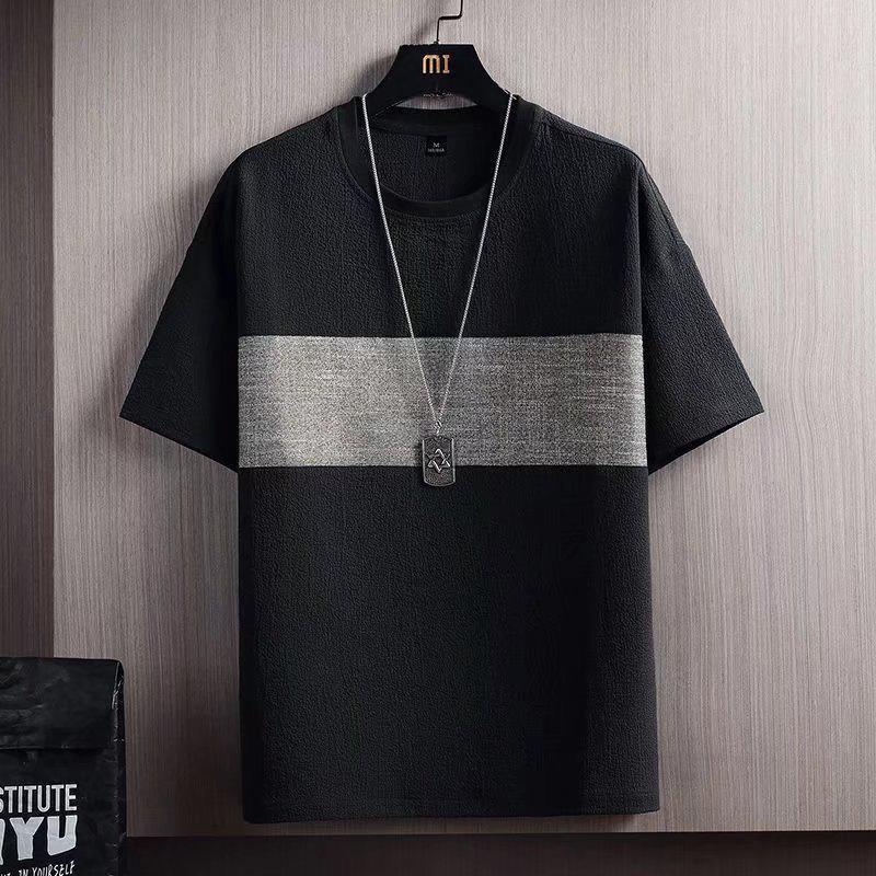 2025 Japanischer Stil Herren Baumwolle Leinen Weiß Halbarm T-Shirt, Lockerer Schnitt, Einfaches Design