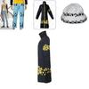 Hochwertiges One Piece Trafalgar Law Anime-Kostüm mit atmungsaktivem Umhang und Hose