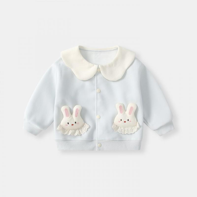 Girls Jacket 2026 Toddler Outerwear Cotton Blend Princess Style Casual Coat 1-3 Years