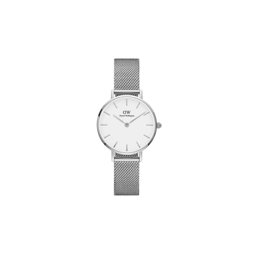 [Official Shop/2-Year Warranty/Authentic Import] Daniel Wellington DW Women's Petite Sterling Watch, 28mm, Stylish Mesh Watch, Perfect Gift for Her, S