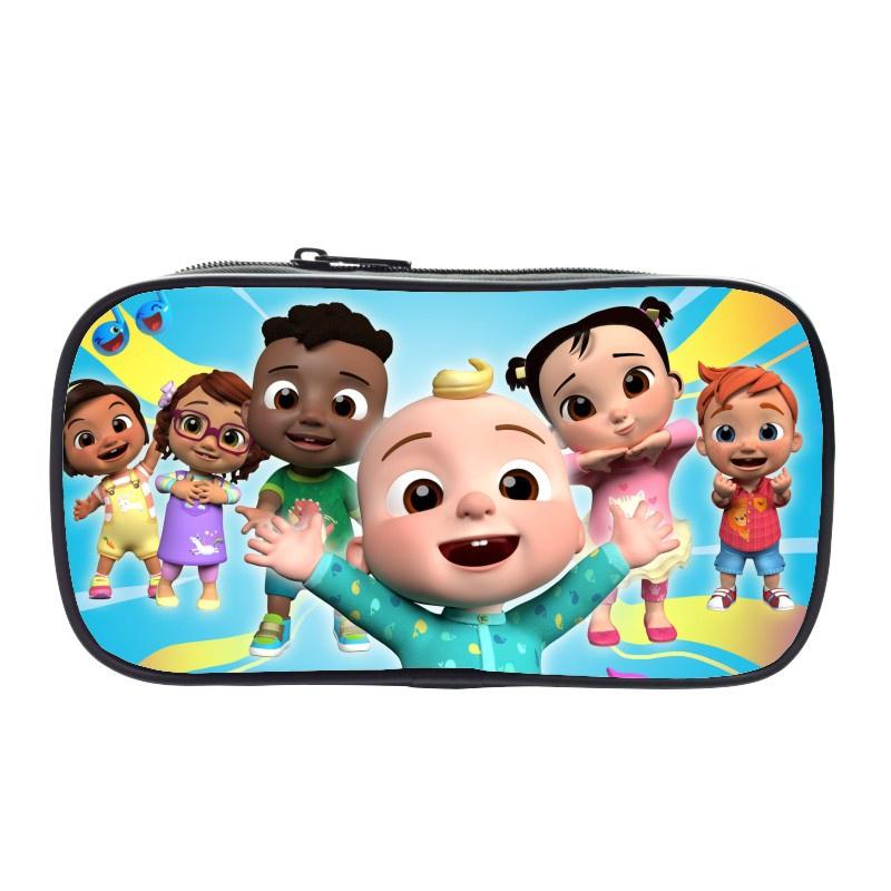 Cocomelon Pencil Box Large Capacity Storage Bag Ideal For Students And Kids