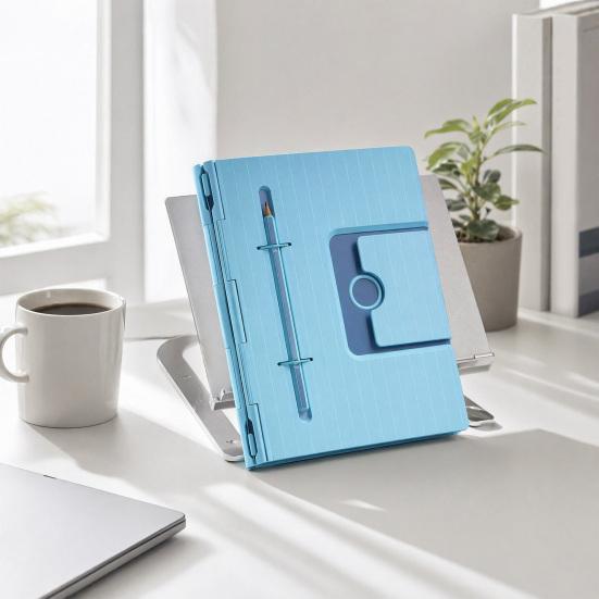 yangyizhi Infinite Expandable Notebook, Modular DIY Reusable Journal with Pen Holder, 3D Printed Cover for Office School, Sketchbook