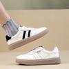 Versatile little white shoes women's shoes new early autumn thin breathable non-slip soft baseplate shoes lace up casual