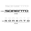 3D ABS SORENTO Letter Logo Rear Bumper Tail Trunk Sticker Car Styling For KIA Sorento 2004-2020 2021 Auto Accessories