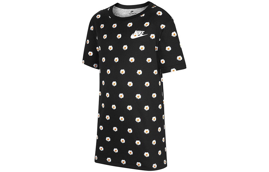 

Nike T Shirt Boys And Girls Black Kids FD4929-010 M