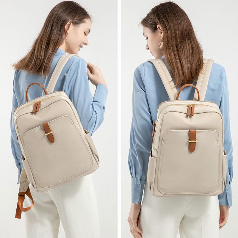 New Women's Backpack Luxury Versatile Oxford Cloth Student School Bag 15 inch Laptop Storage Bags High Quality Travel Backpacks