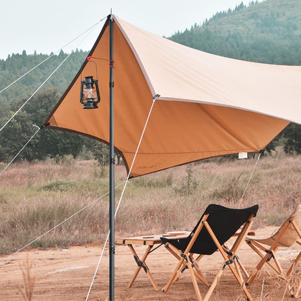 DOBEN Carbon Tarpstange Zeltstange 6 Gelenke stufenlose Verstellung Ø 31mm 373g kompakt 2er Set (Höhe 56,5 ~ 240 cm) Ca.. (pro Stück)