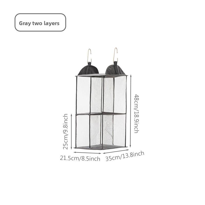 Mehrschichtiger Stoff Wandmontierter Dormi Aufbewahrungs-Ra Beutel Hängender Organizer Schrank Aufbewahrungsbeutel für Schlafzimmerorganisation