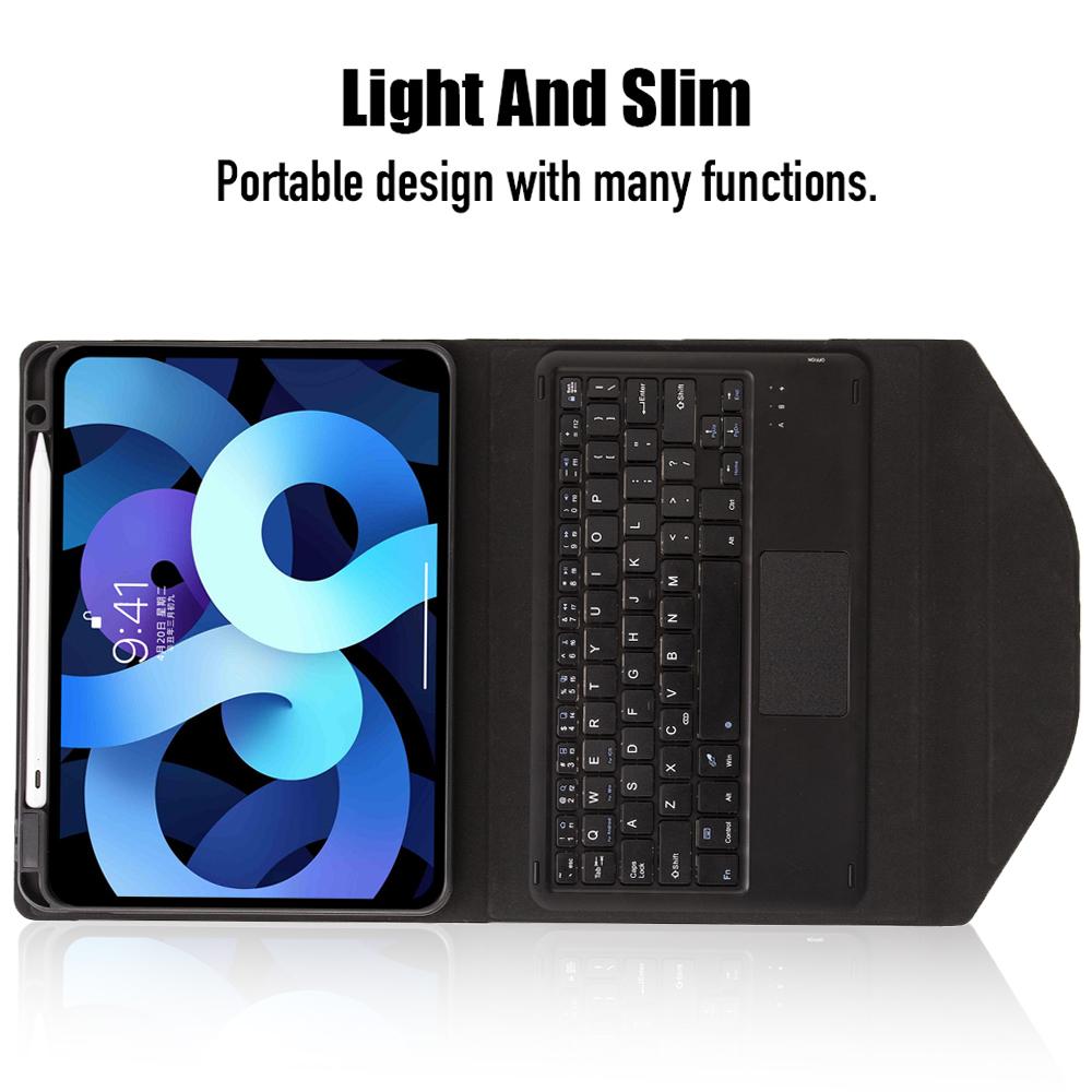 Touchpad Keyboard Case For Apple iPad Pro 11 Inch 2021 2020 Wireless Bluetooth Bracket Detachable Magnetic Protective Cover