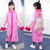 Children's Long Raincoat Poncho for Boys & Girls, Ages 2-10, Primary School