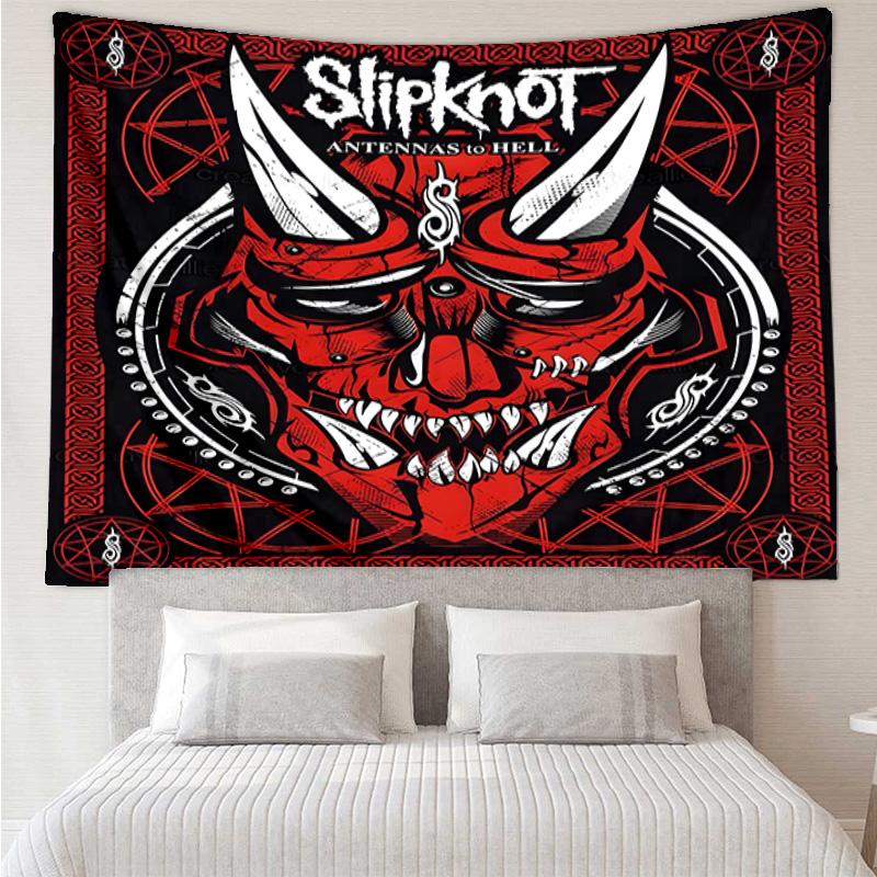 Rock music Slipk-not  Tapestry Hanging for Bedroom,Livingroom, Playroom,Decor Art Room Wall Tapestry Holiday and Birthday Gifts