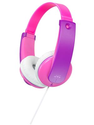 JVC Kenwood JVC Closed-Back Headphones for Kids, Pink, HA-KS2-P