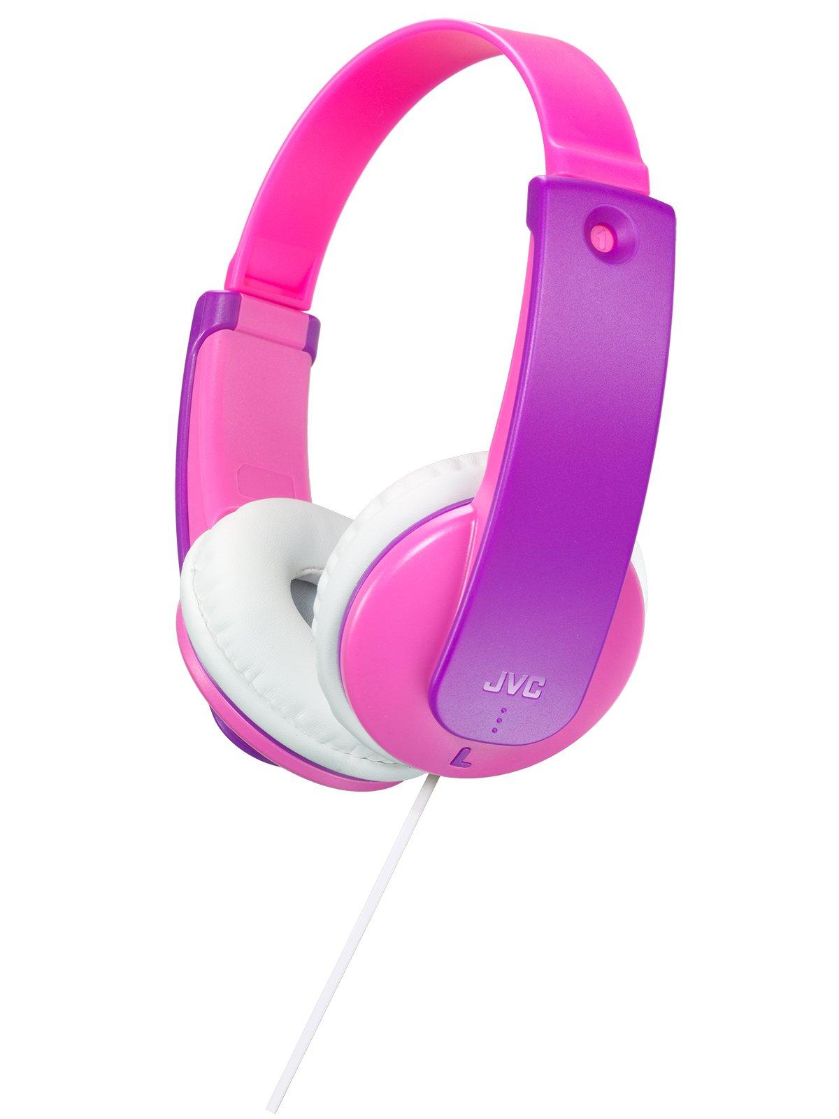 

JVC Kenwood JVC Closed-Back Headphones for Kids, Pink, HA-KS2-P