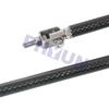 7.8'' Adjustable Car Front Bumper Lip Splitter Strut Rod Support Carbon Fiber 2x