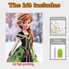 Disney Pearl Painting Frozen Anna 5D DIY Pearl Picture Crafts for Adults/Beginners Gift Ideas Home Decor