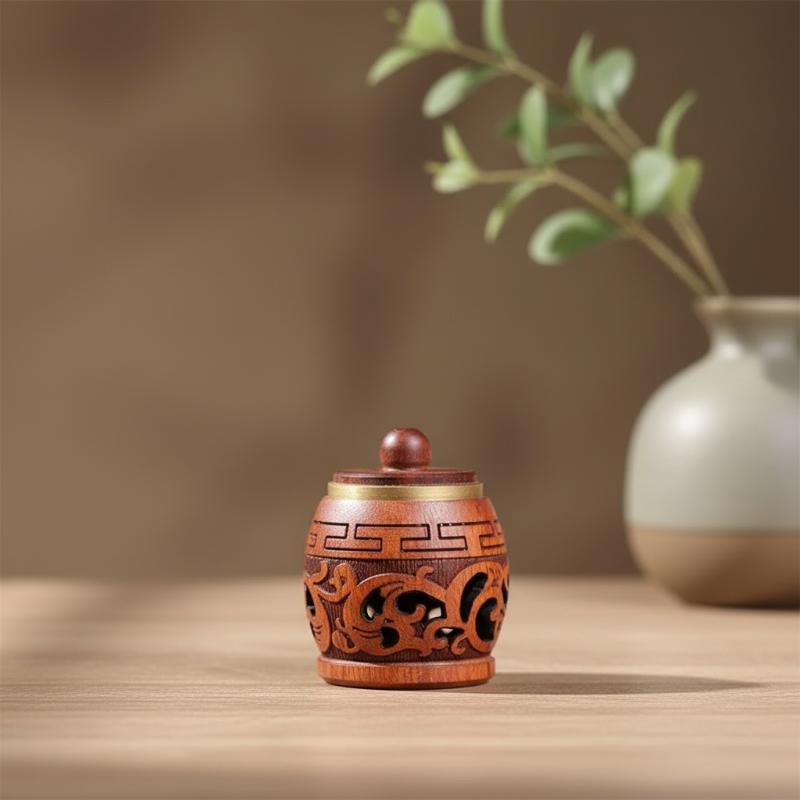 Difusor de Coche de Madera Botella de Aromaterapia Mini Contenedor de Perfume Colgante para Decoración y Frescor del Interior del Automóvil