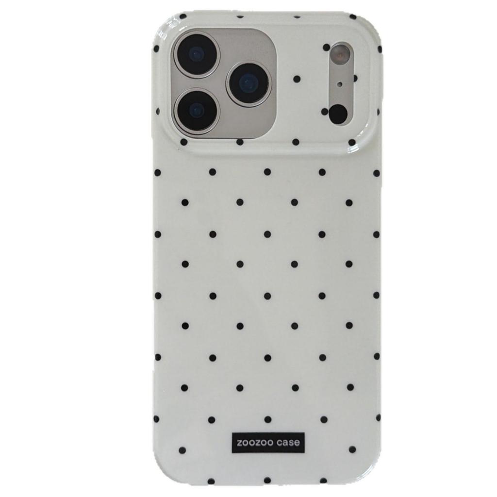 Polka Dot Soft Shell Case for iPhone 16 Pro/17 Pro Max