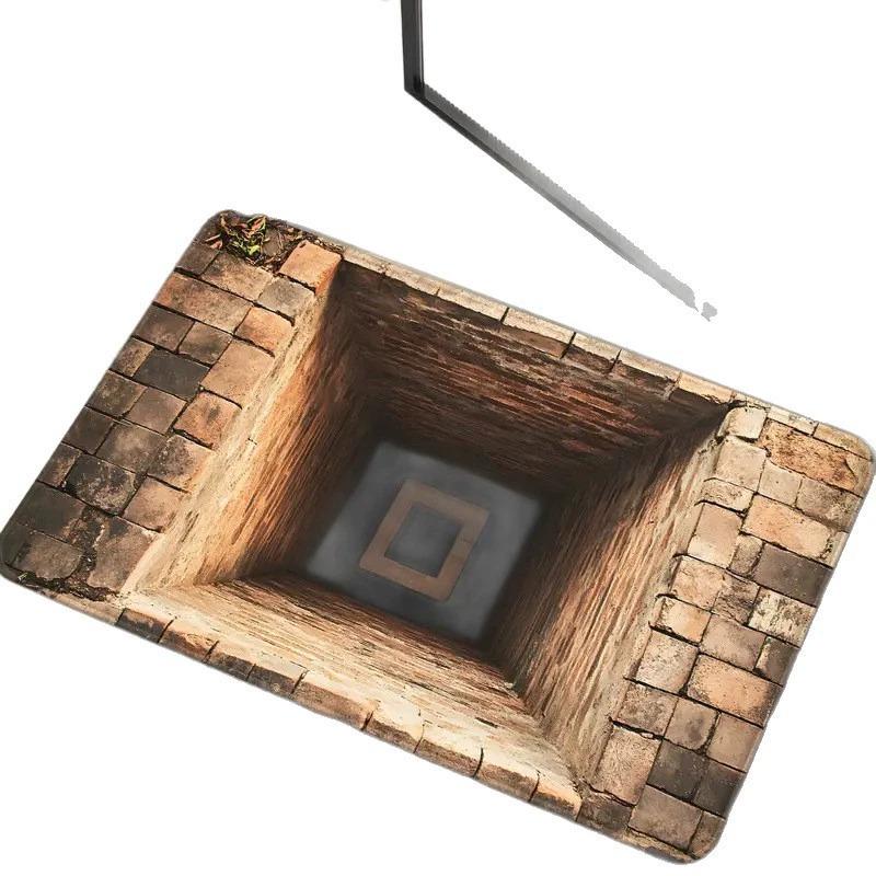 1Pcs Anti Fatigue Kitchen Rugs Cat Print Waterproof Non-Slip Thick Cushioned Kitchen Mat Heavy Duty Comfort Standing Mat for Kitchen